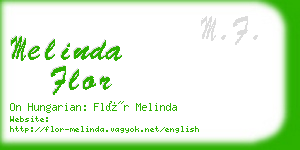 melinda flor business card
